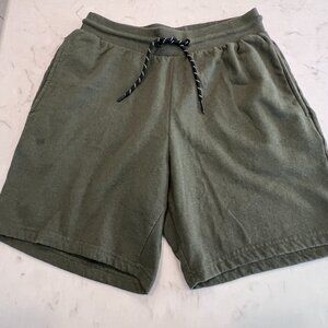 Aeropostale Sleep Shorts Men’s Medium Olive Green Drawstring Lounge Pajama Short
